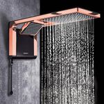 Ducha Chuveiro Acqua Duo Preto Rose Gold Lorenzetti 7800W 220V Lorenzetti