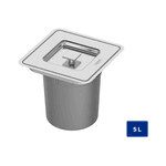 Lixeira Embutir Aço Inox Square Clean 5L 94518/205 Tramontina