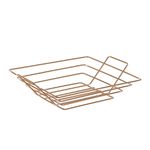 Fruteira De Mesa Quadrada Rose Gold Arthi