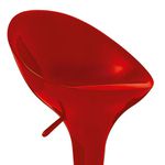 KIT 2 BANQUETA LOTUS COM ENCOSTO VERMELHA-MOR