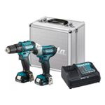 KIT MAKITA PARAF HP333D+TD110D+MAL AL+CARR+BATS+BIT