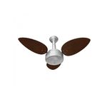 Ventilador De Teto Miray 3 Pás 127v Escovado/Tabaco-Venti Delta