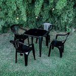 MESA PLASTICA PRETA - MOR