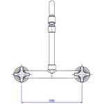 Misturador Cozinha De Parede 1258 C34 Max Deca