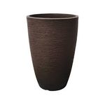 VASO JARDIM MODERNO CONICO 53CM COR MARMORE-JAPI