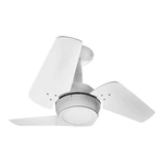 Ventilador de Teto Loft Led 3 Pás Todo Branco 127V-Venti Delta