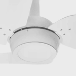 Ventilador de Teto Loft Led 3 Pás Todo Branco 127V-Venti Delta