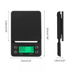 Balança de Café Digital Preta