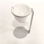 Mini Coador de Café com Filtro de Pano Pressca Prata