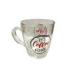 Caneca de Vidro Decorada 350ml