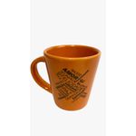 Caneca Porcelana Personalizada Laranja