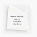 Filtro de Papel Koar Tam 02 - 25 UNIDADES
