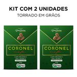 Kit 2 Unidades Coronel Café Orgânico Torrado em Grãos - 250g