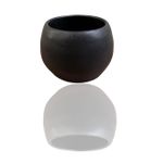 Copo De Cerâmica Preto Pequeno 70ml