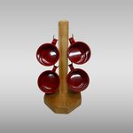 Conjunto de 4 Canecas - Linha Retrô 