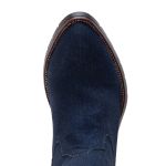 Bota Feminina Texana Jeans Cano Médio