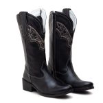 Bota Feminina Texana American Texas Preta