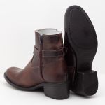 Bota Feminina Ankle Castanho