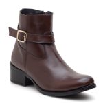 Bota Feminina Ankle Café