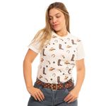 Camiseta Feminina Country Classic Branco