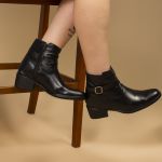 Bota Feminina Ankle Preto