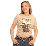 Camiseta Feminina Country Lets Go