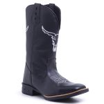 Bota Masculina Texana Boi Desenhado