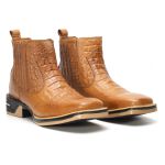 Botina Masculina Texana Jacaré Claro Jump 