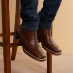 Botina Masculina Texana Jacaré Jump 