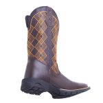 Bota Masculina Texana Quadriculada