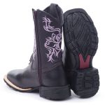 Bota Infantil Texana Floral