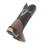 Bota Masculina Texana Boi Desenhado Solado Jump