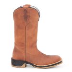 Bota Texana Premium Lisa Jump 100% em Couro Legítimo 