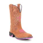 Bota Feminina Texana Cruz Rosa Solado Jump