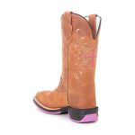 Bota Feminina Texana Cruz Rosa Solado Jump