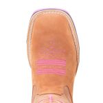 Bota Feminina Texana Cruz Rosa Solado Jump