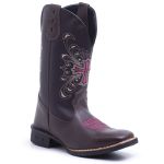 Bota Feminina Texana Cruz Rosa