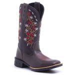 Bota Feminina Texana Florzinha