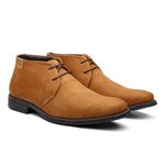 Botina Conforto Bufalado Castor de Amarrar - Linha Confort Prime