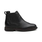 Botina Conforto Floater Preto Elástico Coberto - Linha Terra Nova