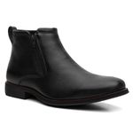 Botina Conforto Floater Preto Zíper - Linha Bugre