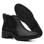 Bota/Botina Feminina Floater Preto Elástico Gota - Linha Montana