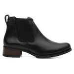Bota/Botina Feminina Floater Preto Elástico Liso - Linha Montana