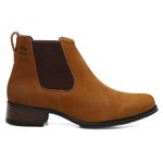 Bota/Botina Feminina Bufalado Castor Elástico Favo de Mel - Linha Montana