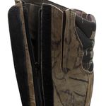 Coturno/Bota Couro Camuflado Verde/Lona Camuflada Verde - Linha Panther