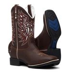 Bota Texana Feminina Bordado 724 Crazy Horse Café/Pit stop Café