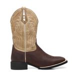 Bota Texana Feminina bordado 726 Crazy Horse Café/Fossil Avelã