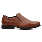 Sapato Masculino Esporte Fino Floater Pinhão (c/ Elástico) - Linha Rochedo 