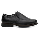 Sapato Masculino Esporte Fino Floater Preto (c/ Elástico) - Linha Rochedo