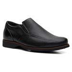 Sapato Masculino Esporte Fino Floater Preto (c/ Elástico) - Linha Rochedo